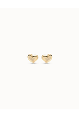 Uno de 50 Uno de 50 PEN0829ORO0000U Gold Uno Heart Earrings