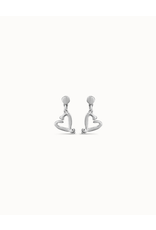 Uno de 50 Uno de 50 PEN0887MTL0000U One Love Heart Dangle Earrings Uno de 50 Uno de 50 PEN0887MTL0000U One Love Heart Dangle Earrings