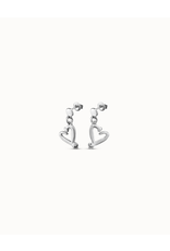 Uno de 50 Uno de 50 PEN0887MTL0000U One Love Heart Dangle Earrings Uno de 50 Uno de 50 PEN0887MTL0000U One Love Heart Dangle Earrings