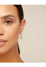 Uno de 50 Uno de 50 PEN0887MTL0000U One Love Heart Dangle Earrings Uno de 50 Uno de 50 PEN0887MTL0000U One Love Heart Dangle Earrings