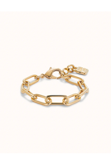 Uno de 50 Uno de 50 PUL2468ORO0000M Ser Valiente Gold Bracelet