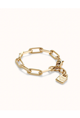 Uno de 50 Uno de 50 PUL2468ORO0000M Ser Valiente Gold Bracelet