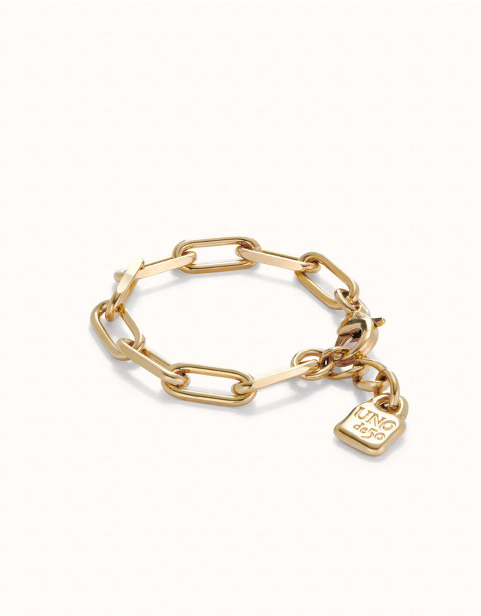 Uno de 50 Uno de 50 PUL2468ORO0000M Ser Valiente Gold Bracelet
