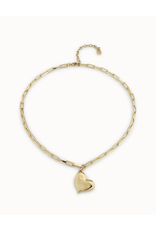 Uno de 50 Uno de 50 COL1669ORO0000U Heart Beat Gold Necklace