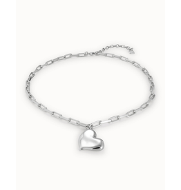 Uno de 50 Uno de 50 COL1669MTL0000U Heart Beat Silver Necklace
