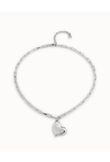 Uno de 50 Uno de 50 COL1669MTL0000U Heart Beat Silver Necklace