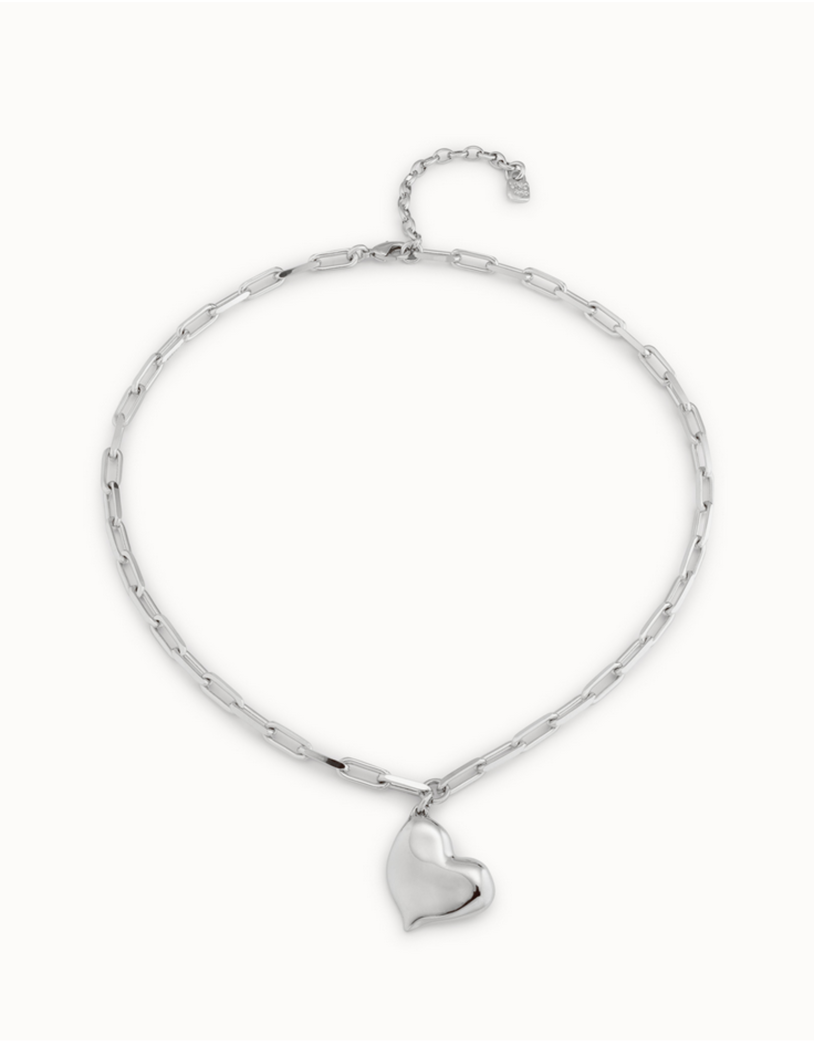 Uno de 50 Uno de 50 COL1669MTL0000U Heart Beat Silver Necklace