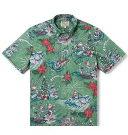 Reyn Spooner Reyn M63112524 Hawaiian Christmas 24 Button Shirt