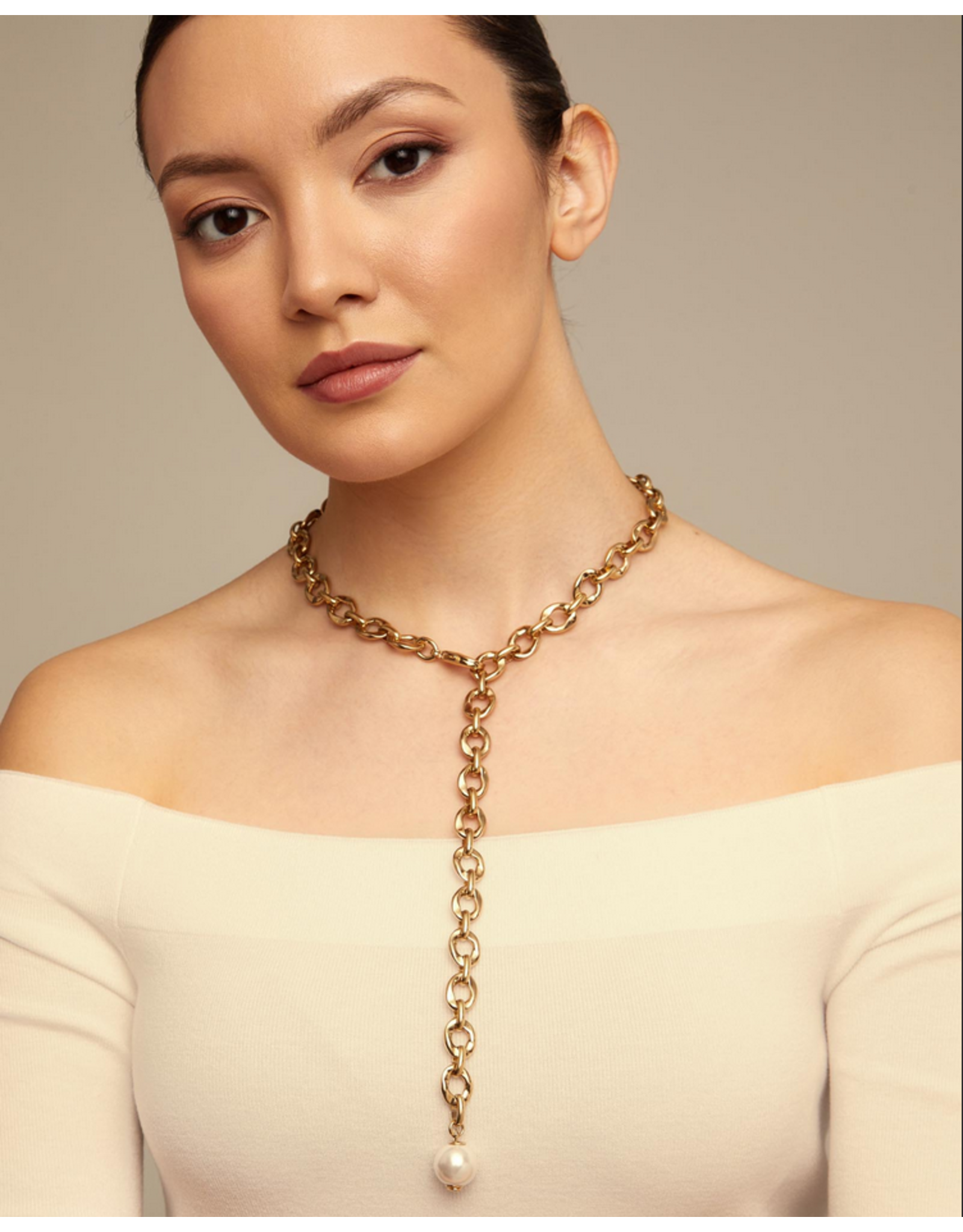 Uno de 50 Uno de 50 COL1844BPLORO0U Joy of Living Gold Necklace