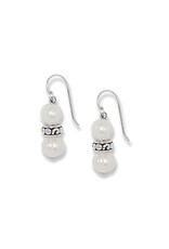 Brighton Brighton JA0086 Contempo Heart Pearl French Wire Earrings