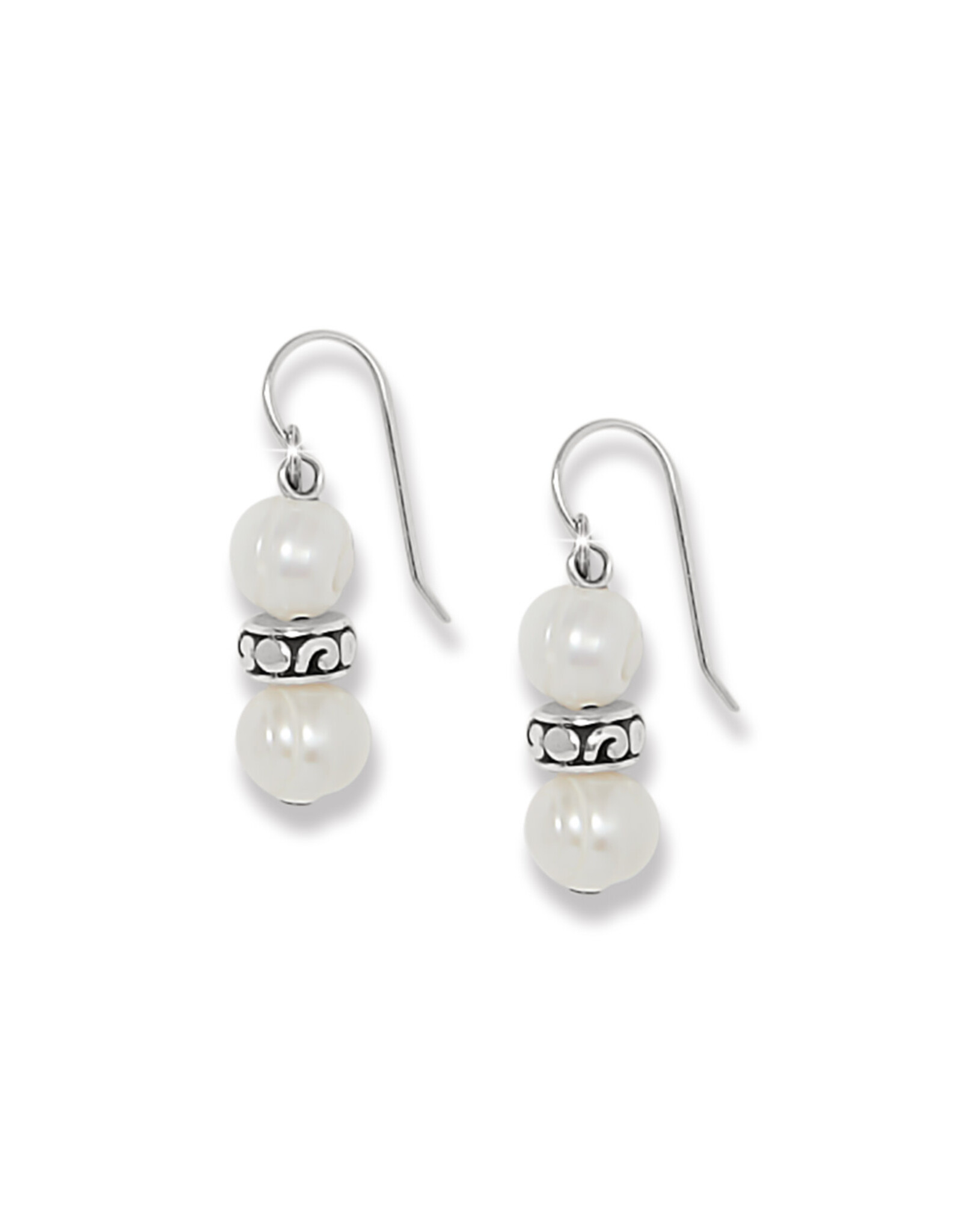 Brighton Brighton JA0086 Contempo Heart Pearl French Wire Earrings
