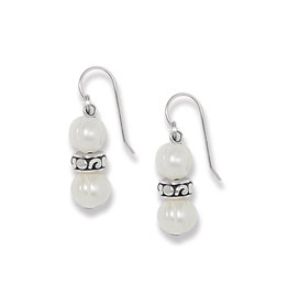 Brighton Brighton JA0086 Contempo Heart Pearl French Wire Earrings