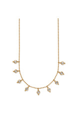 Brighton Brighton JM7528 Twinkle Mod Droplet Reversible Gold Necklace