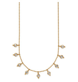 Brighton Brighton JM7528 Twinkle Mod Droplet Reversible Gold Necklace