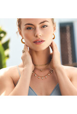 Brighton Brighton JM7528 Twinkle Mod Droplet Reversible Gold Necklace
