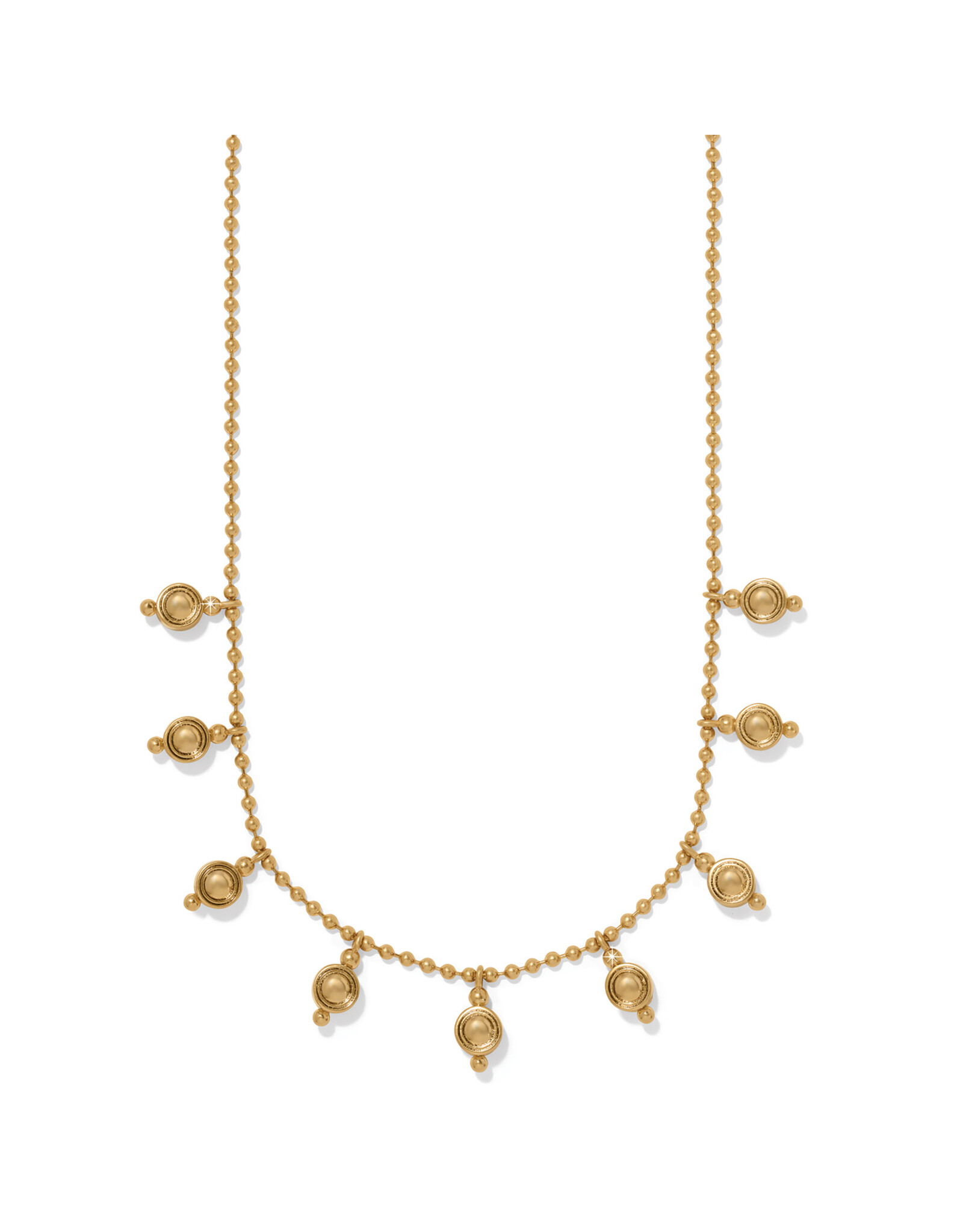 Brighton Brighton JM7528 Twinkle Mod Droplet Reversible Gold Necklace