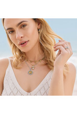 Brighton Brighton JM7528 Twinkle Mod Droplet Reversible Gold Necklace