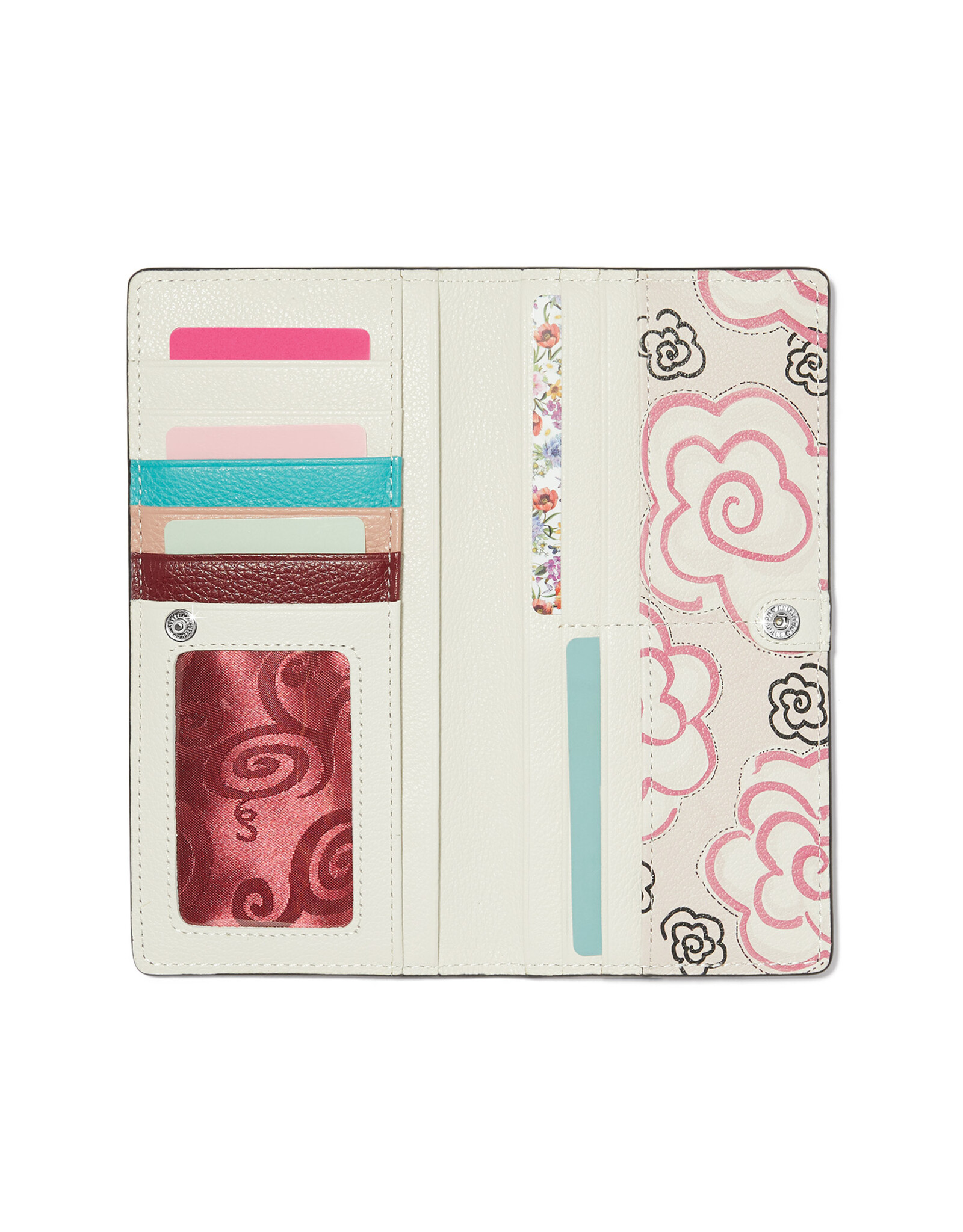 Brighton Brighton T3582M Multi Paris Blooms Slim Folio