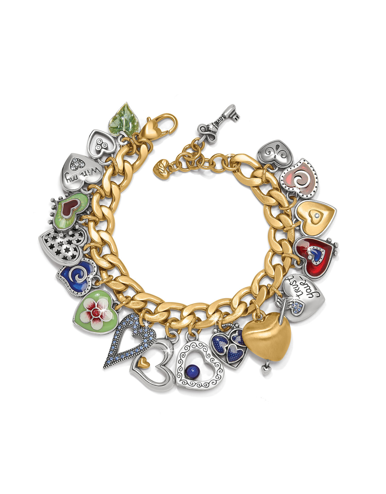 Brighton Brighton JF0209 One Heart Color Charm Bracelet