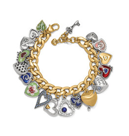 Brighton Brighton JF0209 One Heart Color Charm Bracelet