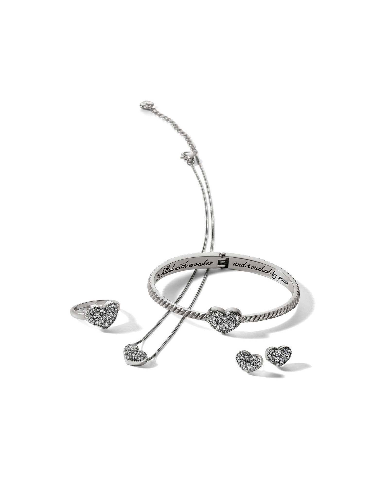 Brighton Brighton JA0039 Illumina Celeste Heart Post