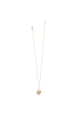 Brighton Brighton JM7648 Trust Your Journey Heart Convertible Reversible Gold Necklace