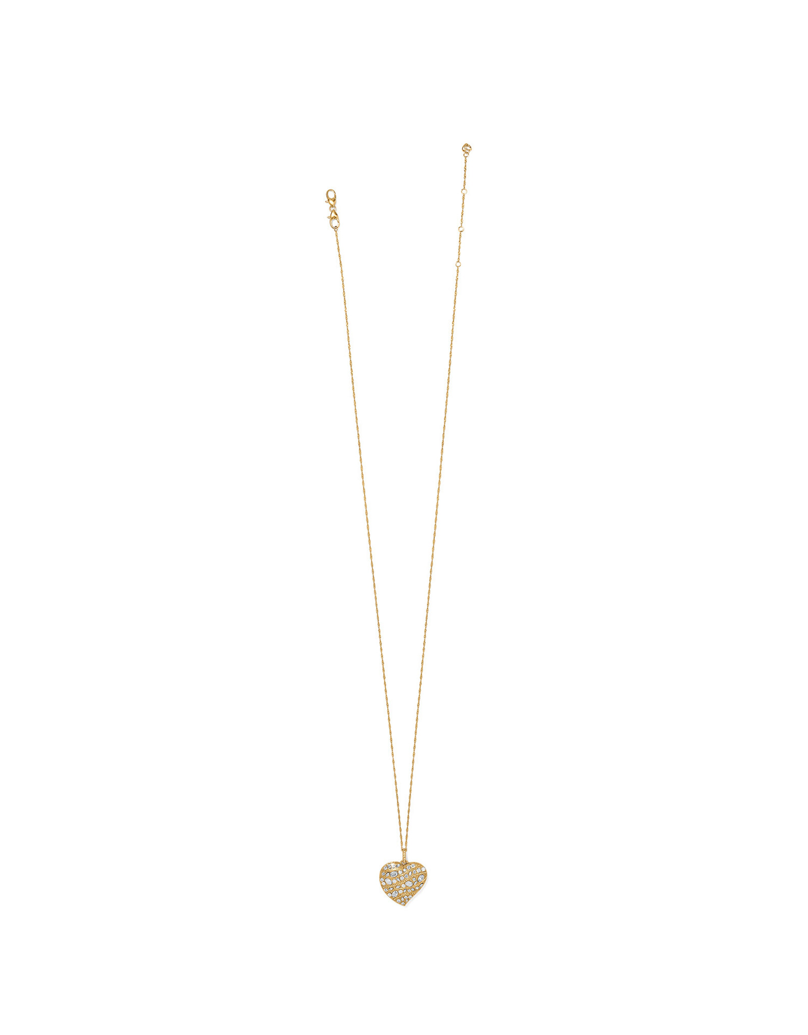 Brighton Brighton JM7648 Trust Your Journey Heart Convertible Reversible Gold Necklace