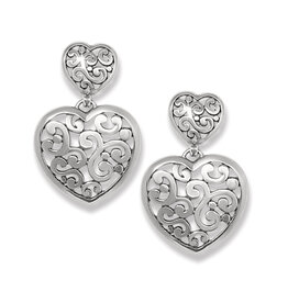 Brighton Brighton JA0087 Contempo Heart Double Post Earring