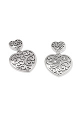 Brighton Brighton JA0087 Contempo Heart Double Post Earring