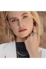 Brighton Brighton JM7587 Interlok Twist Two Tone Double Chain Necklace