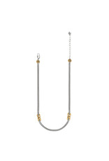 Brighton Brighton JM7587 Interlok Twist Two Tone Double Chain Necklace