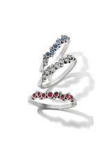 Brighton Brighton JF0280 Constella Cluster Crystal Hinged Bangle