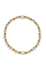 Brighton Brighton JF0292 Meridian Petite Gold Silver Stretch Bracelet