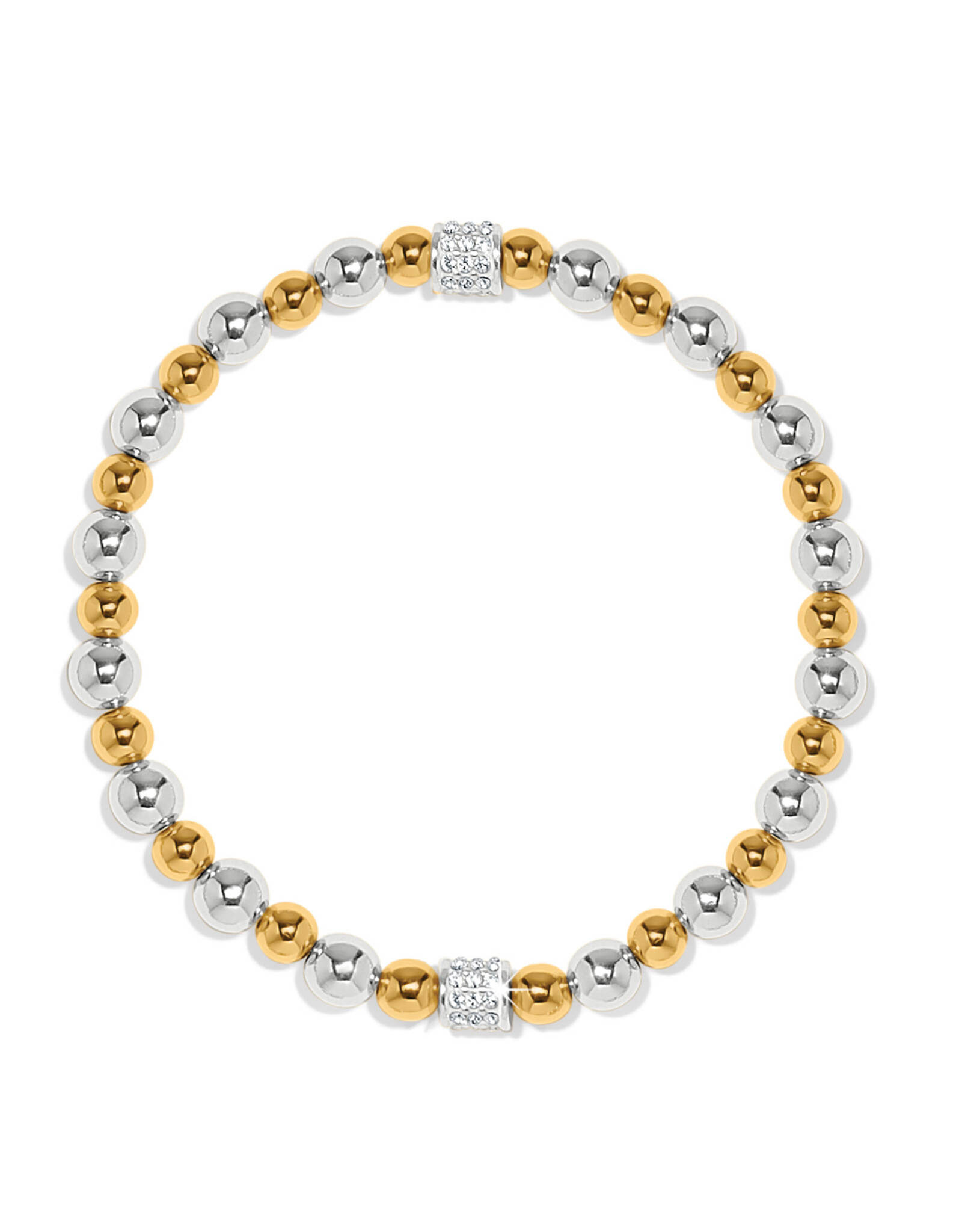 Brighton Brighton JF0292 Meridian Petite Gold Silver Stretch Bracelet