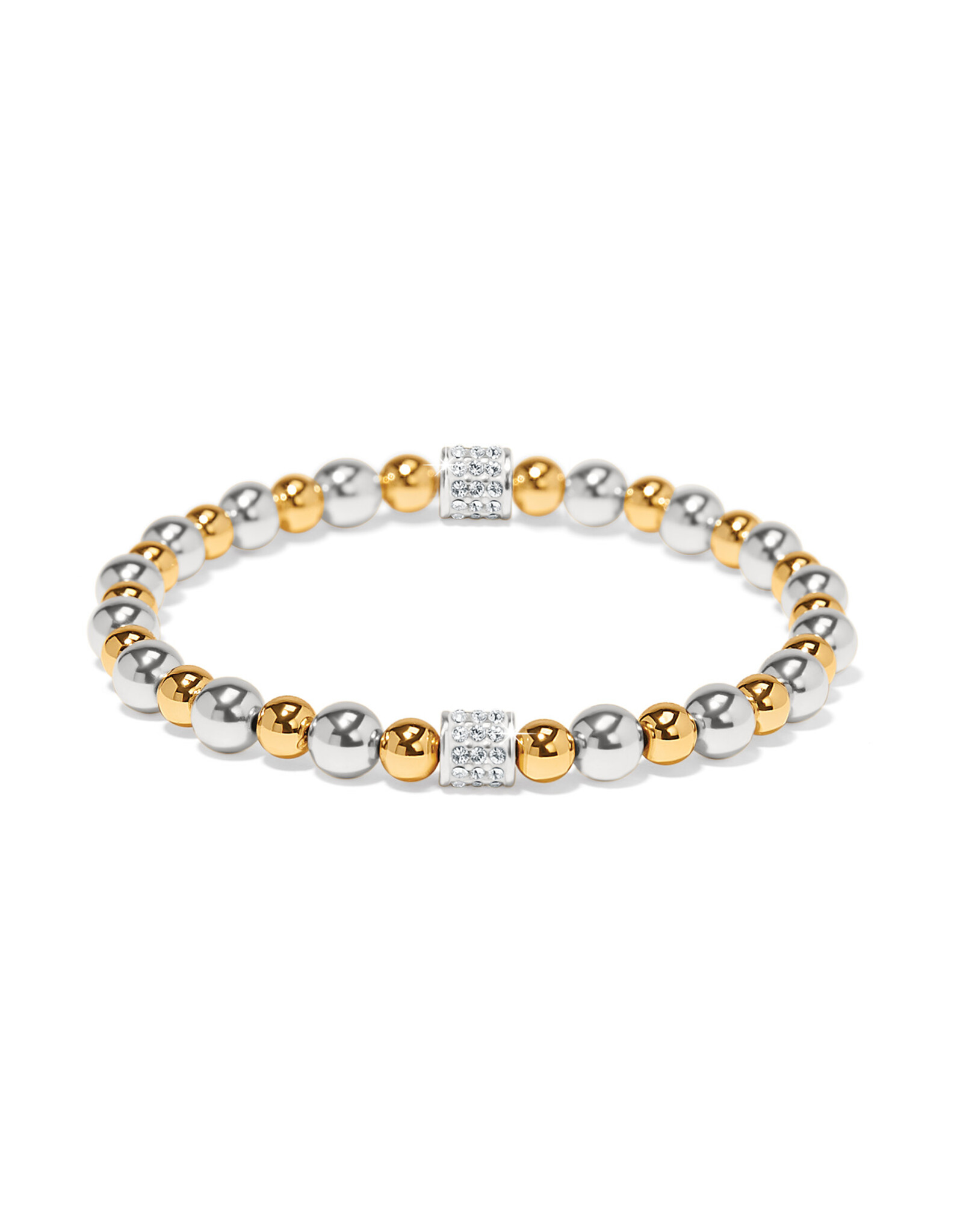 Brighton Brighton JF0292 Meridian Petite Gold Silver Stretch Bracelet