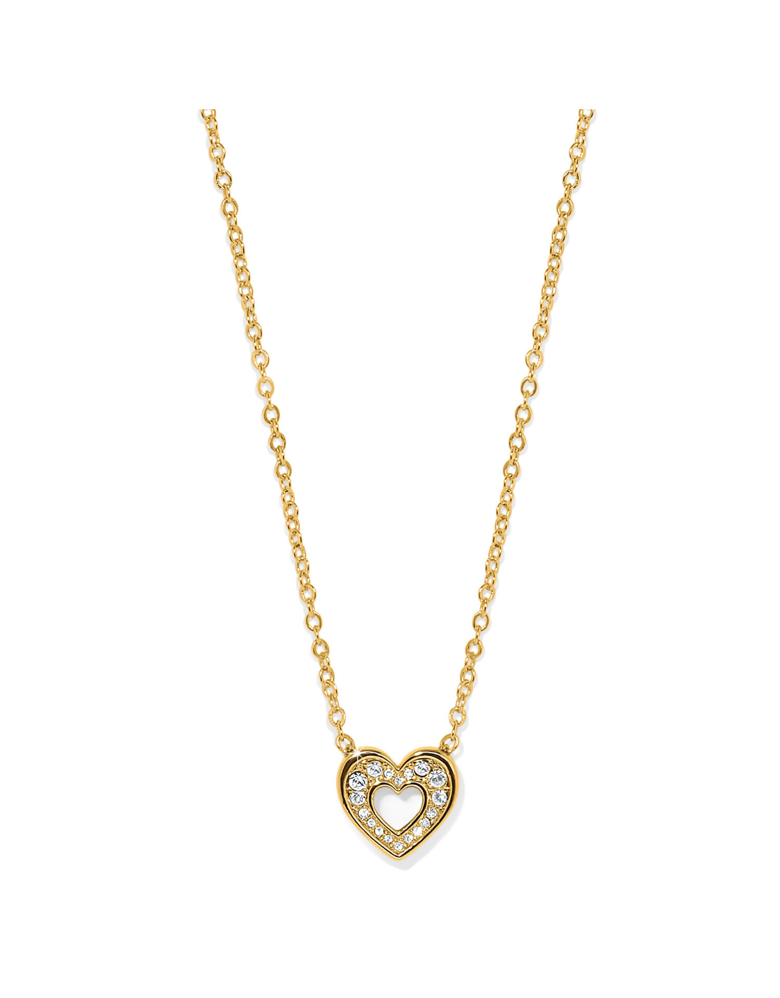 Brighton Brighton JM7663 Enchanting Heart Gold Necklace