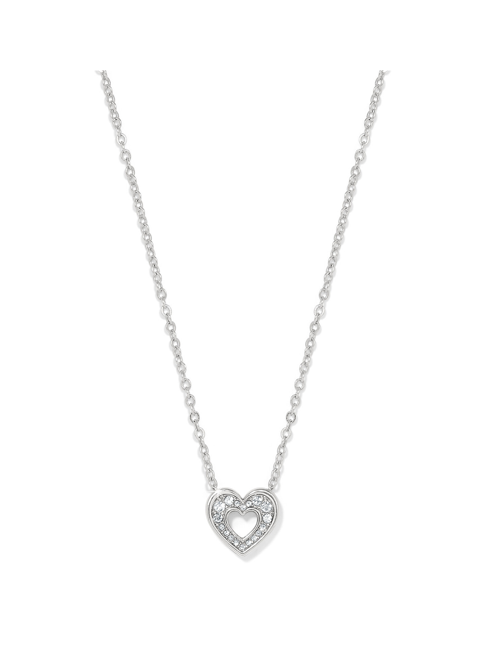 Brighton Brighton JM7664 Enchanting Silver Heart Necklace