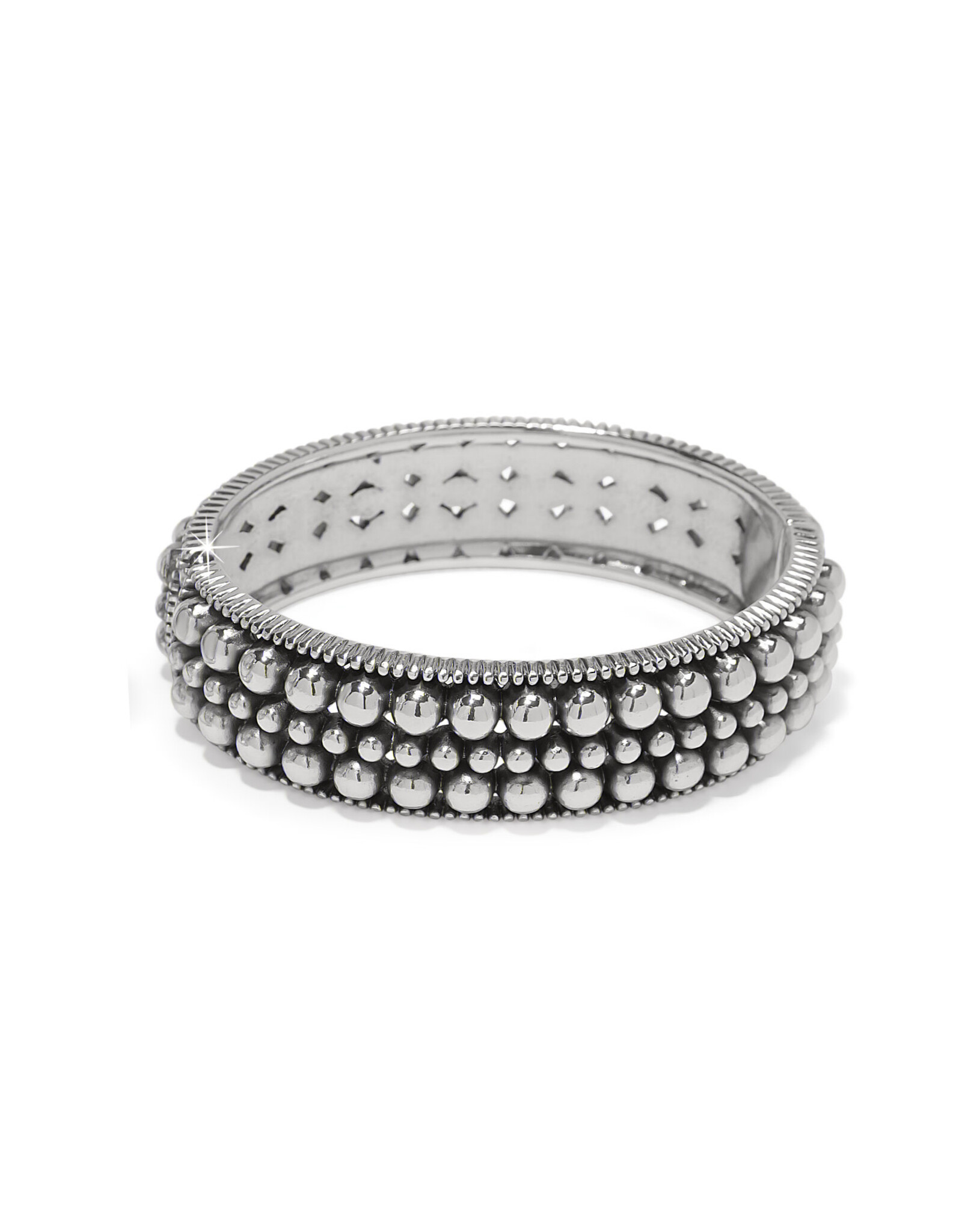Brighton Brighton JF0257 Pretty Tough Pierced Hinged Bangle