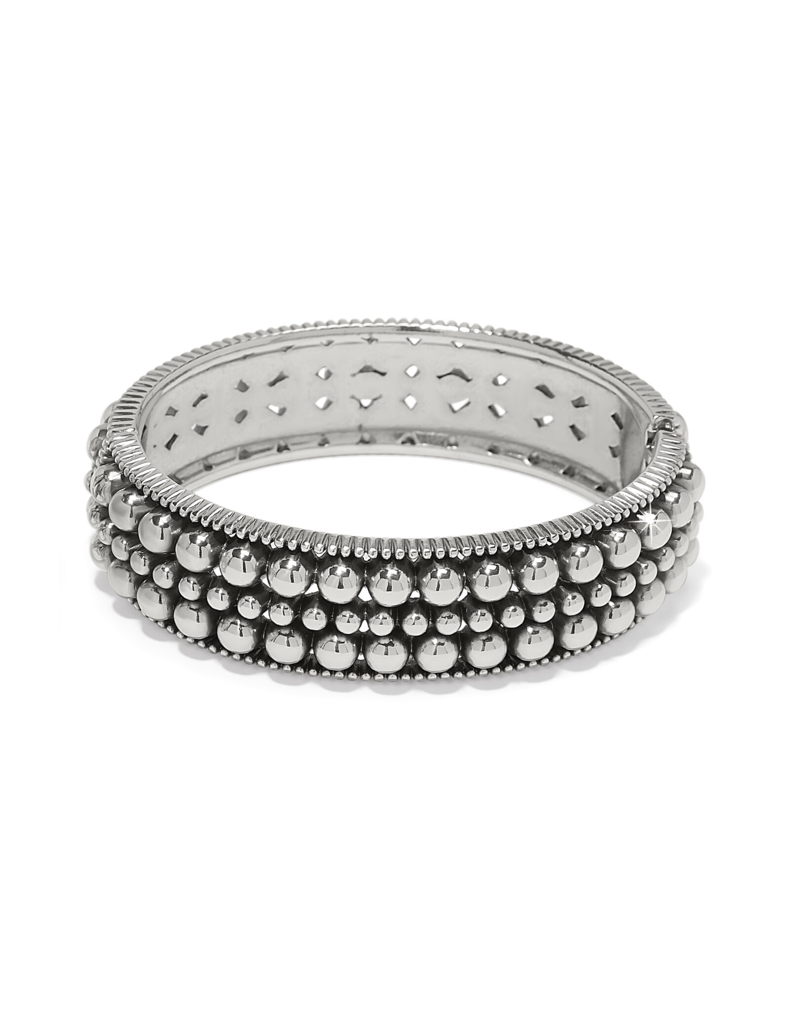 Brighton Brighton JF0257 Pretty Tough Pierced Hinged Bangle