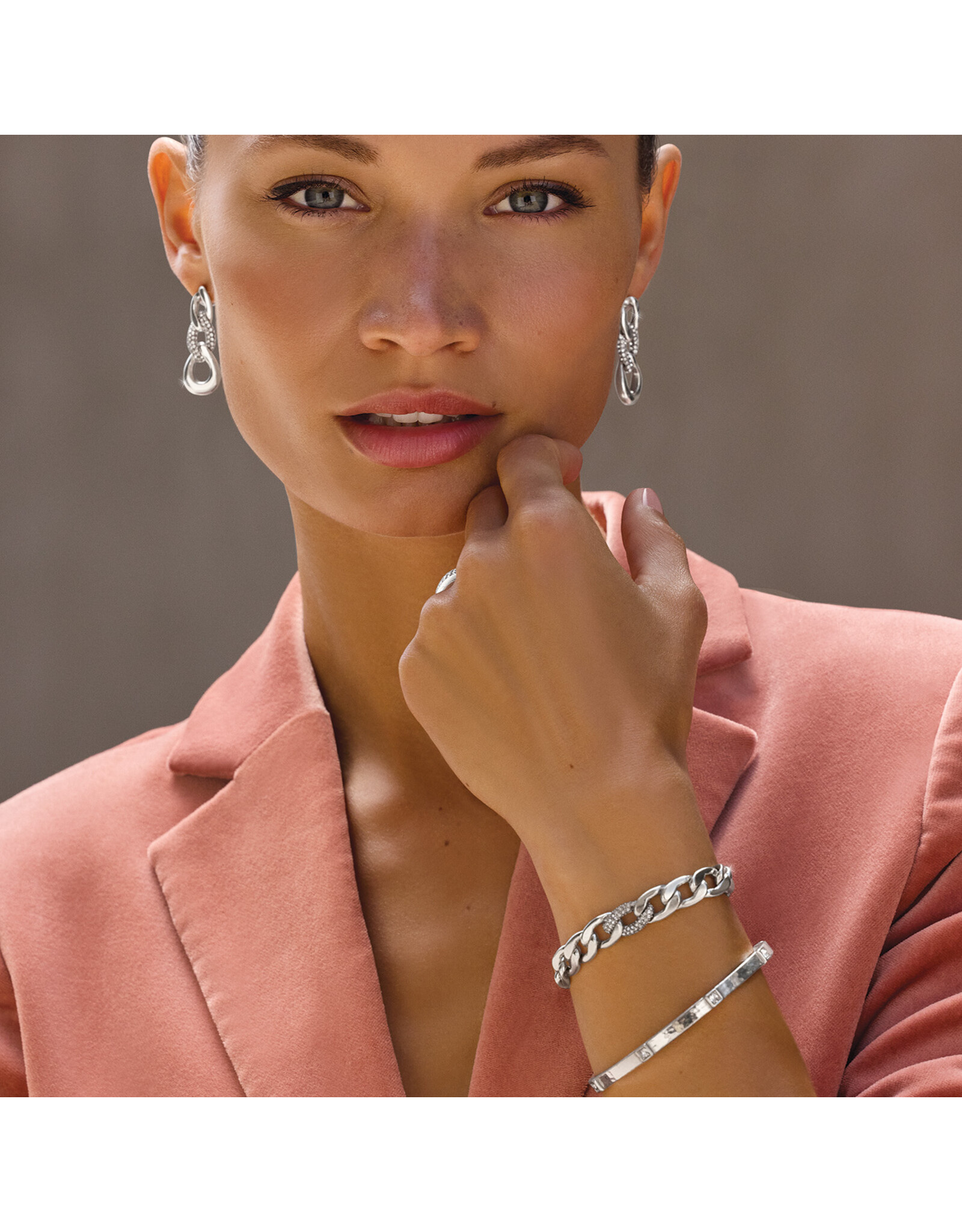 Brighton Brighton JF0268 Cleo Pave Link Braceelet