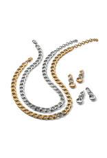 Brighton Brighton JM7650 Cleo Pave Link Gold Necklace
