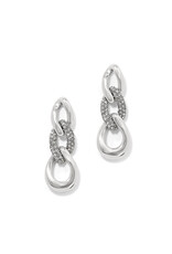 Brighton Brighton JA0066 Cleo Pave Link Post Drop Earrings Brighton Brighton JA0066 Cleo Pave Link Post Drop Earrings