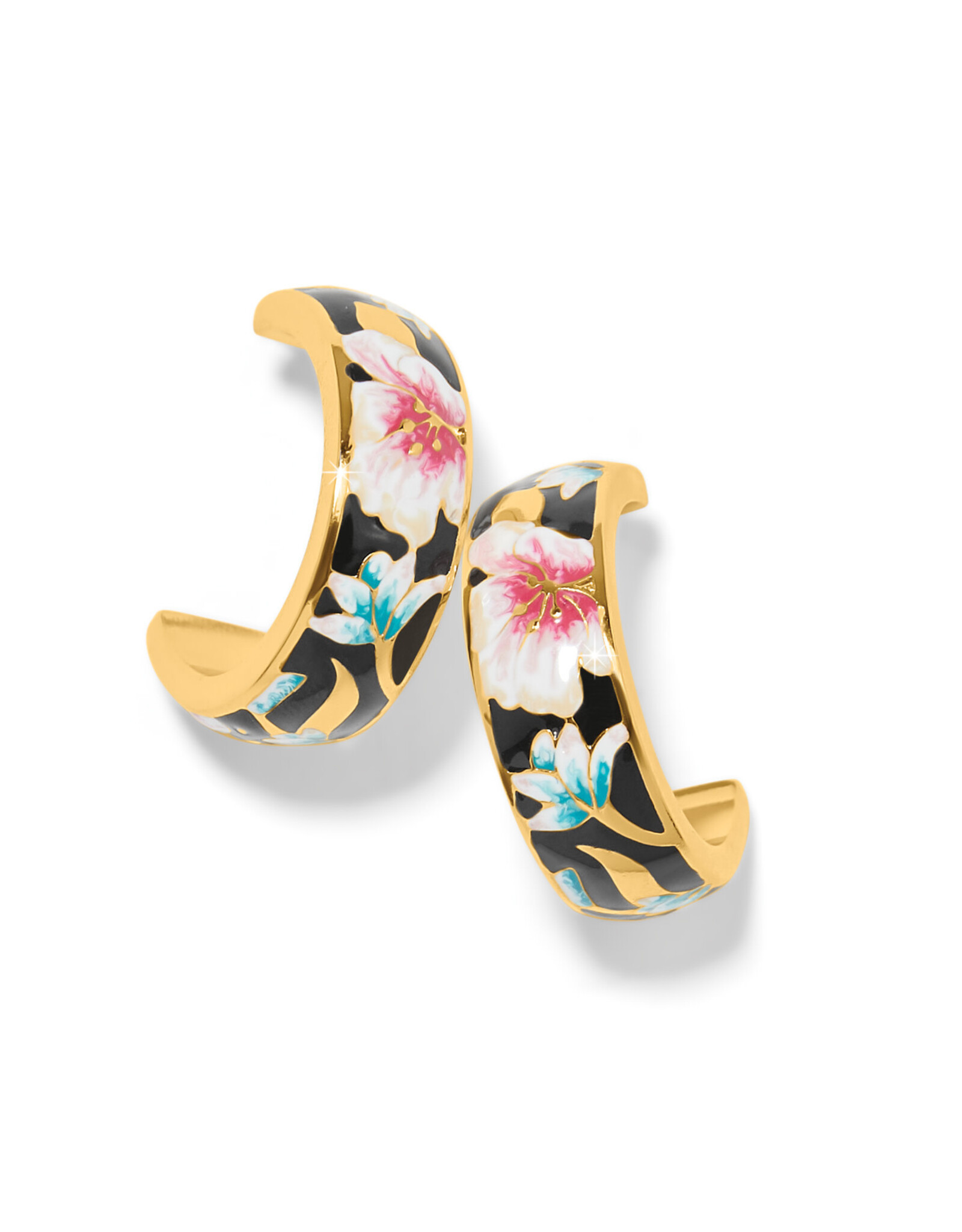 Brighton Brighton JA0102 Botanique Butterfly Hoop Earrings