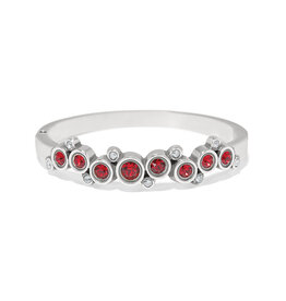 Brighton Brighton JF0289 Constella Cluster Hinged Bangle