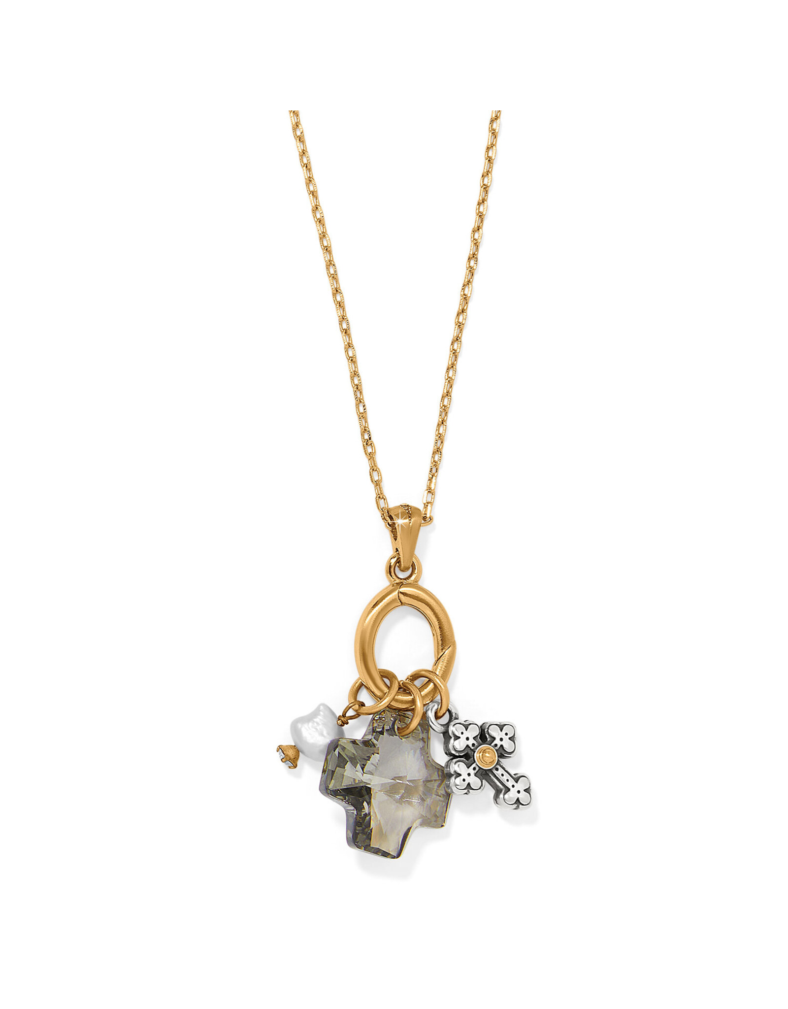Brighton Brighton JM7652 Heavenly Cross Short Necklace