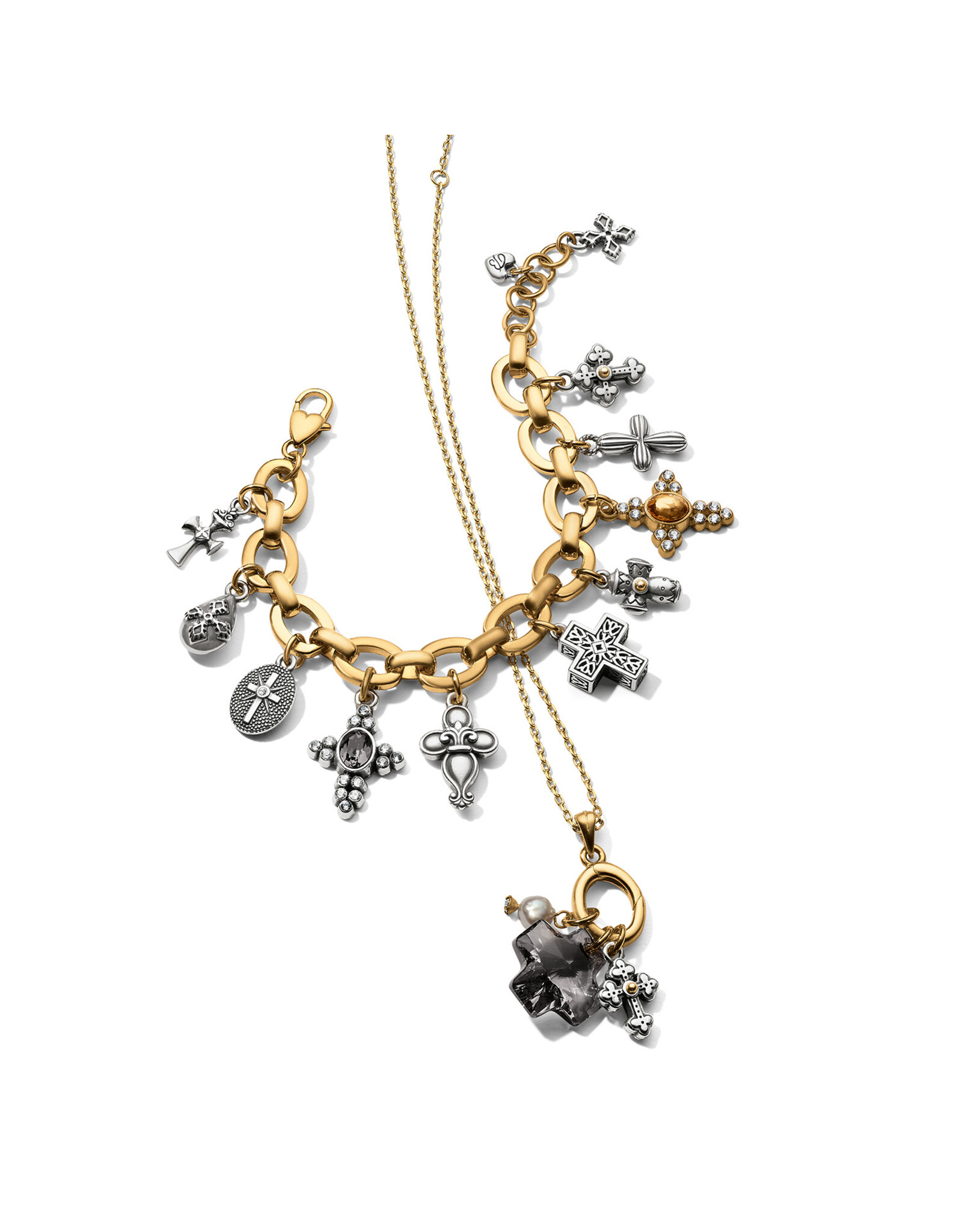 Brighton Brighton JM7652 Heavenly Cross Short Necklace