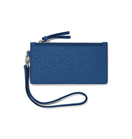 Brighton Brighton E55346 Madly in Love Card Case Light Ocean