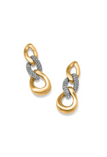 Brighton Brighton JA0067 Cleo Pave Link Post Drop Earrings