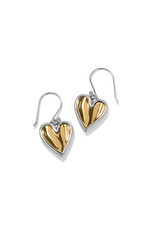 Brighton Brighton JA9943 Cascade Heart Reversible French Wire Earrings Brighton Brighton JA9943 Cascade Heart Reversible French Wire Earrings