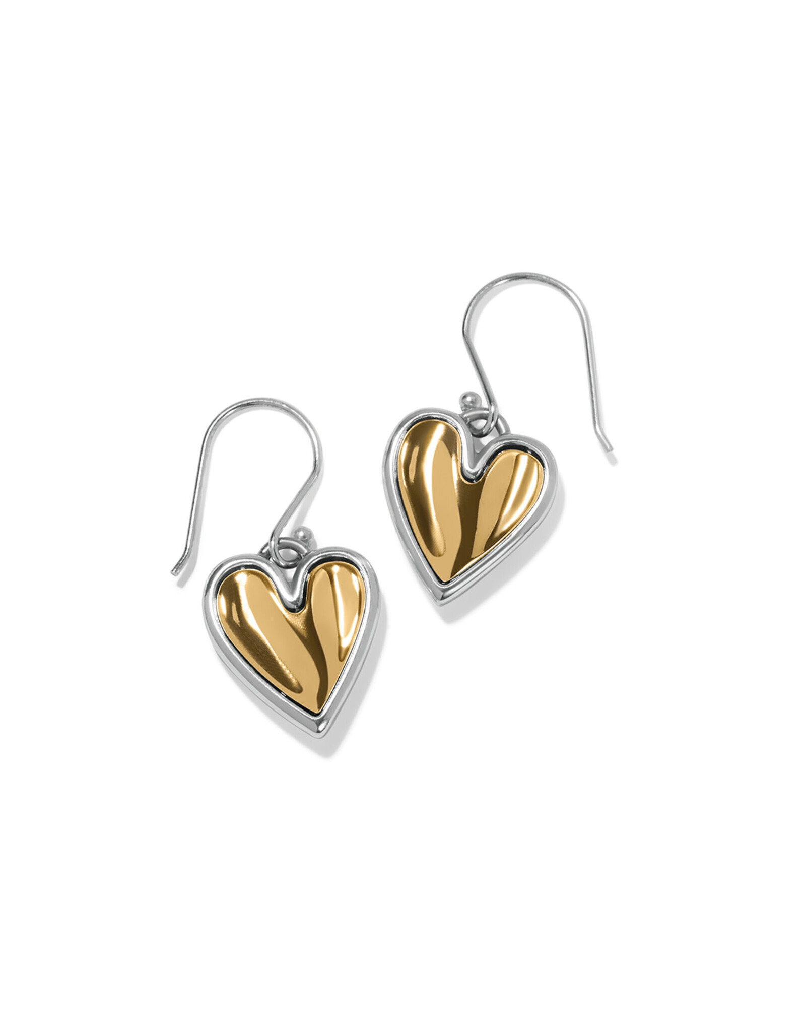 Brighton Brighton JA9943 Cascade Heart Reversible French Wire Earrings